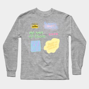 Positive Vibes #2 Sticker Pack Long Sleeve T-Shirt